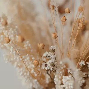 Detailaufnahme Trockenblumenstraußss